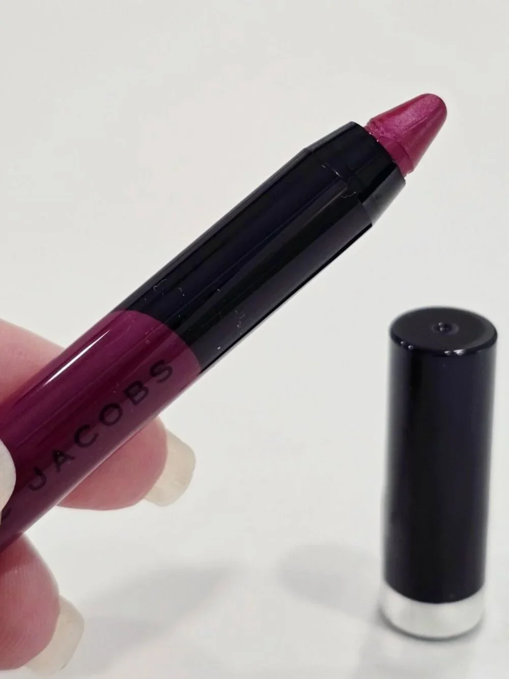 Marc Jacobs ✦ Le Marc Liquid Lip Crayon ✦ Plum N Get It 16H Wear 2g NWT